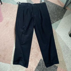 NWT Izod Non Iron Madison Chino SportFlex Classic Leg Navy Pants Mens Size 36x30
